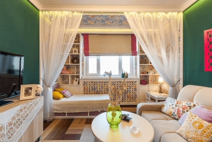 lit bébé dans un studio