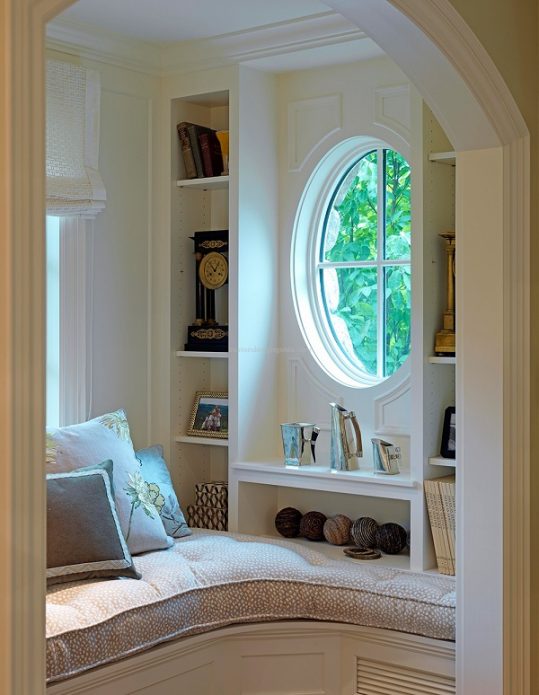 Niches murales ergonomiques dans l'espace détente