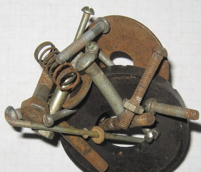 Stockage de vis, clous et vis