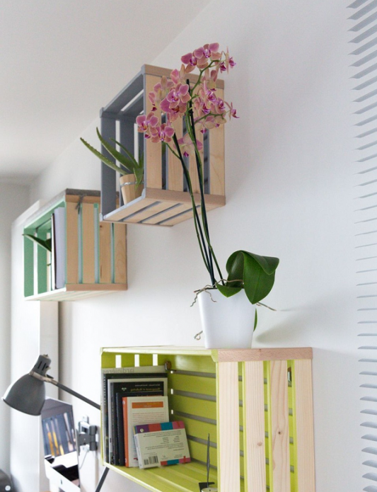 Étagères de tiroirs