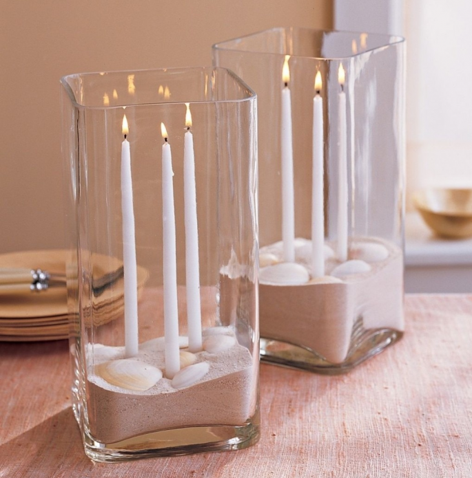 Bougeoirs de style nautique