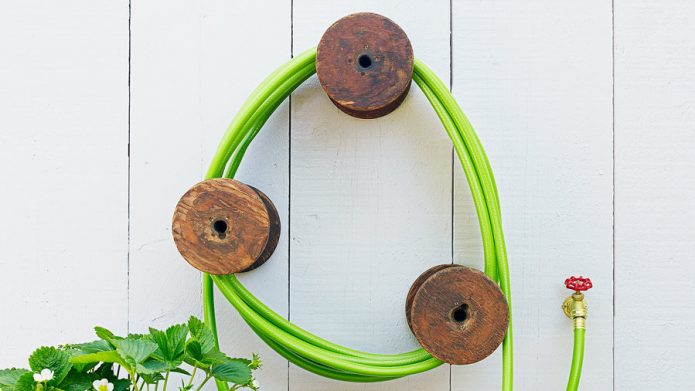 Support de tuyau fait maison