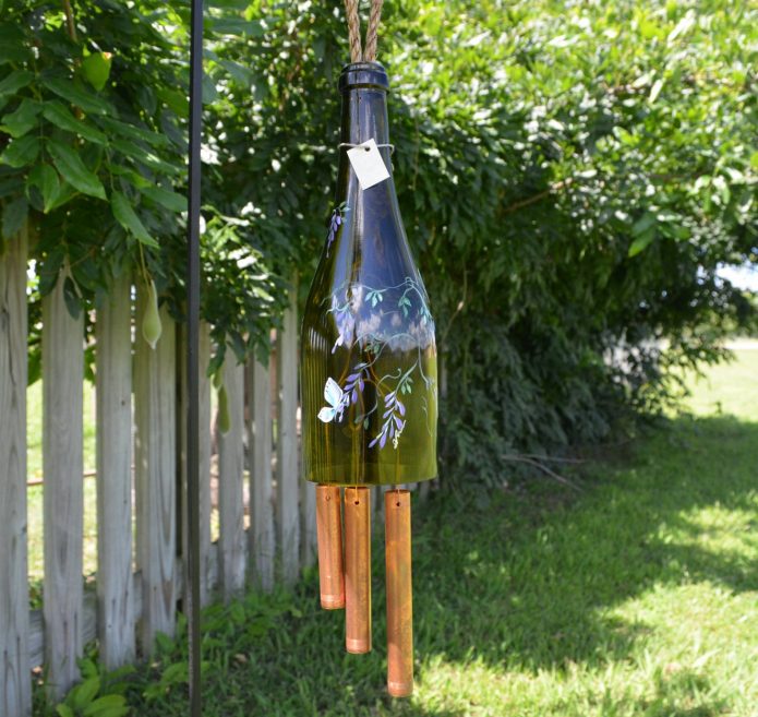 Mobile bouteille en verre