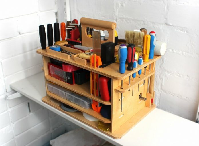 Organisateur d'outils portable fait maison