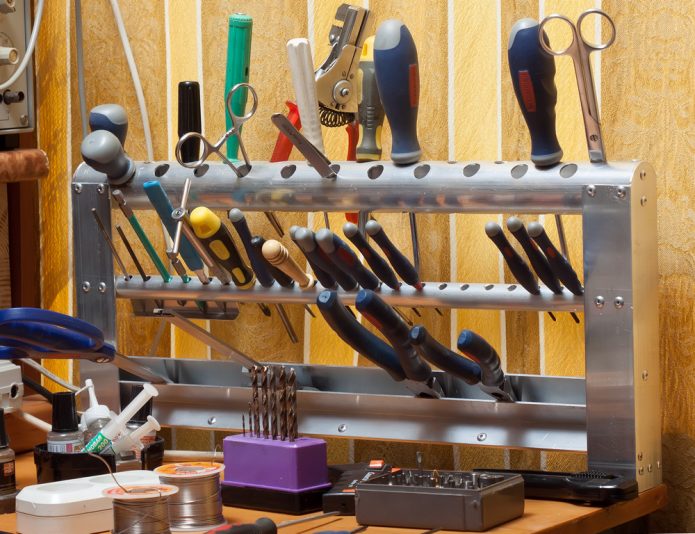 Organisateur de déchets de tuyaux en métal