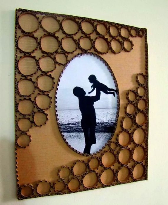 Cadre photo en carton