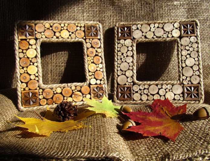 Cadres photo de coupes de branches