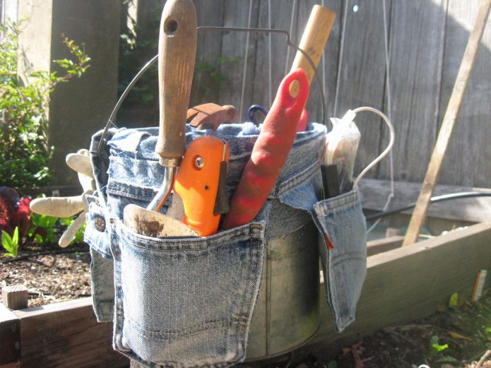 Organisateur pour outils de jardin avec poches confortables