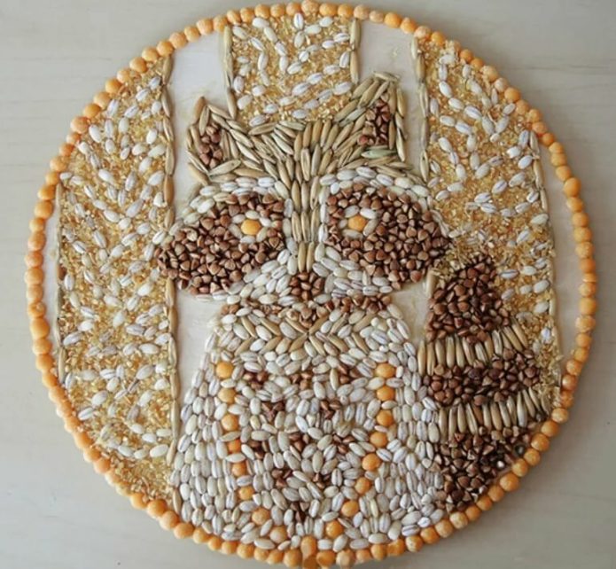 Panneau de céréales et de graines