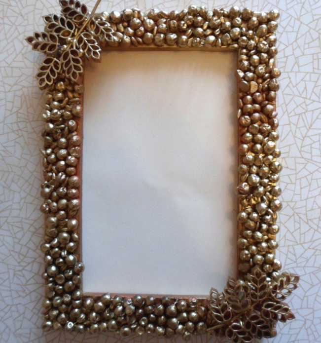 Beau cadre photo peint