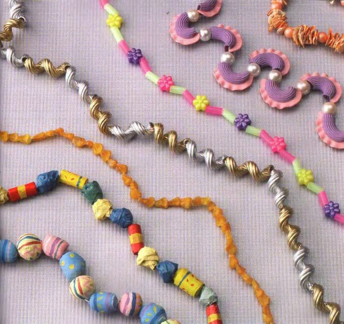 Bracelets et perles de céréales et pâtes