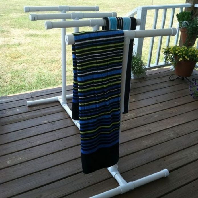 Séchoir en plastique pour jardin