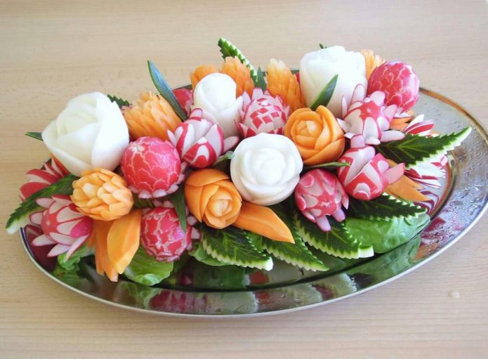 Beau bouquet de légumes