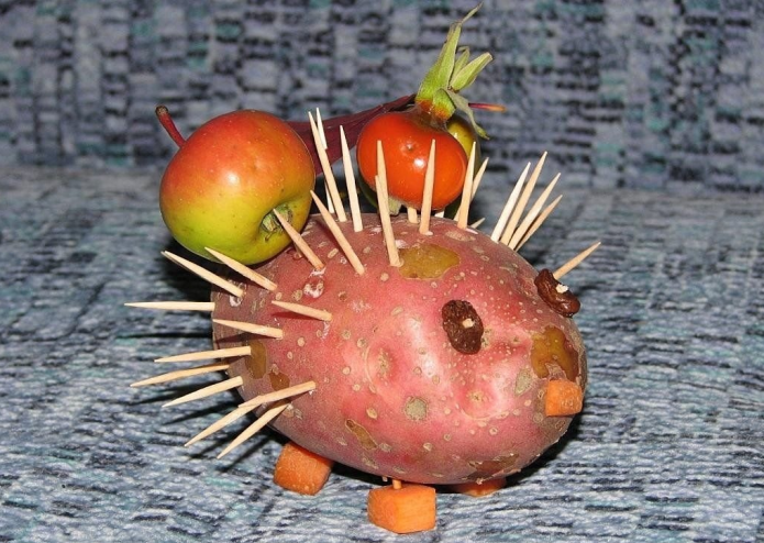 Artisanat simple de pommes de terre