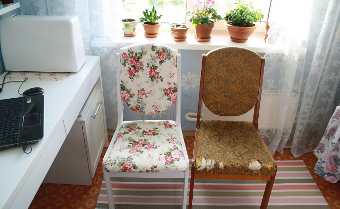 Mise à jour d'une vieille chaise