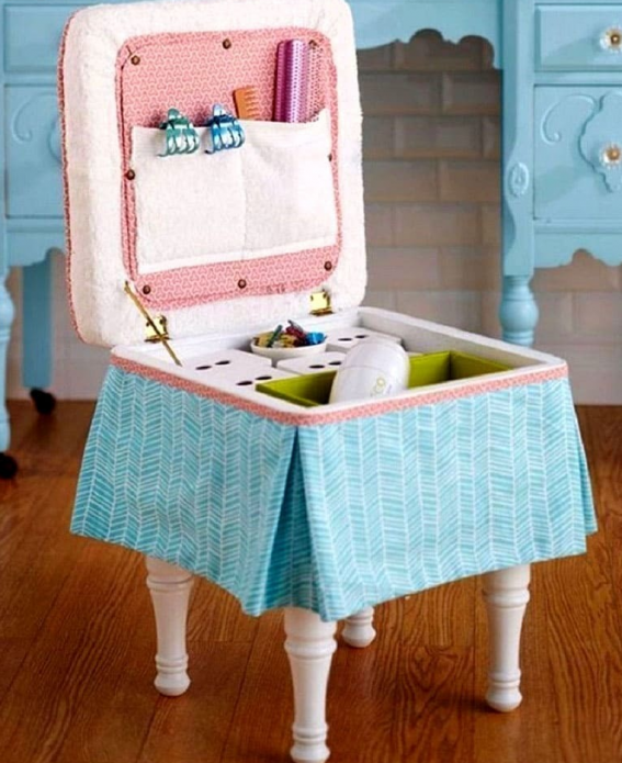 Organisateur d'une vieille chaise