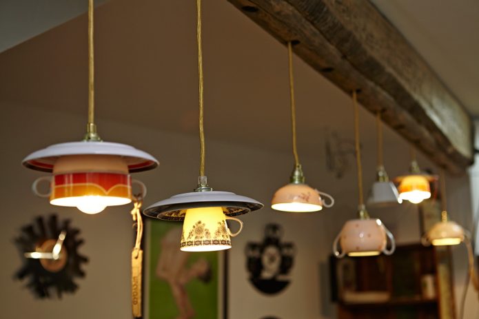 Lampes de tasses