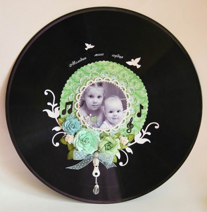 Cadre photo d'une plaque