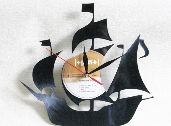 Montre originale à partir d'une plaque