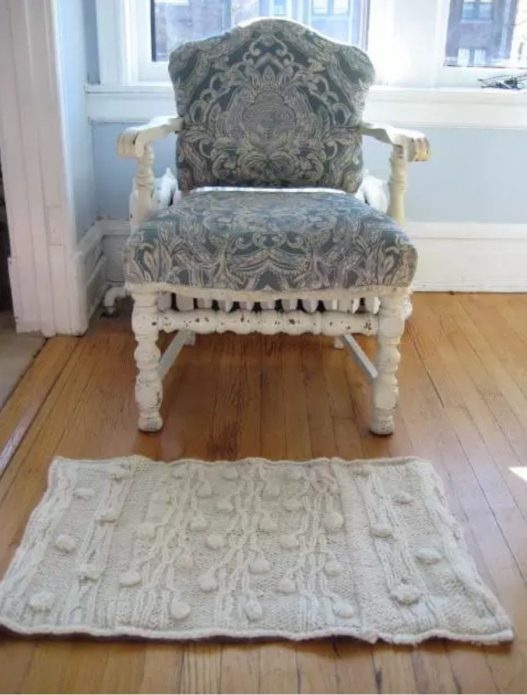 Tapis de vieux tricots