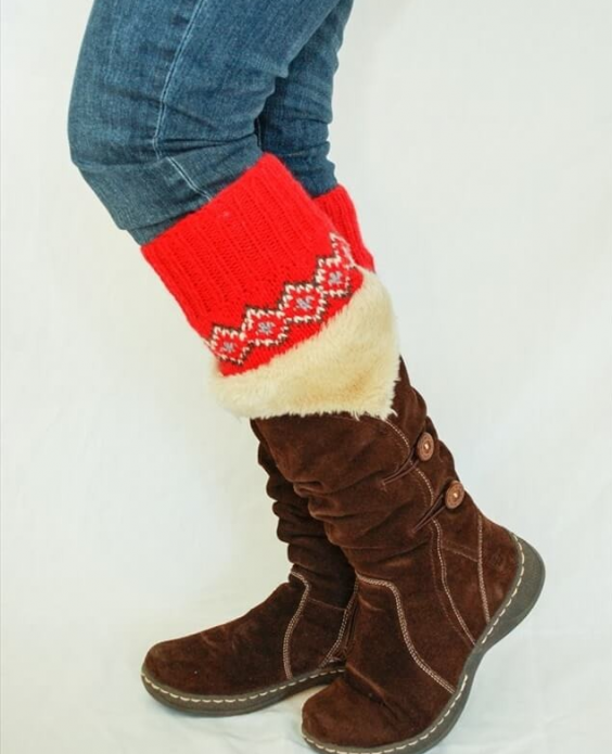 Jambières d'un vieux pull