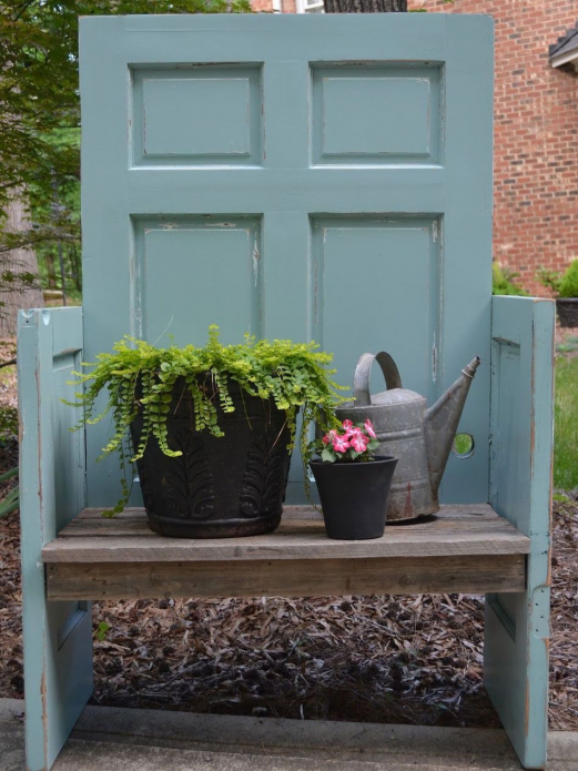 Banc de l'ancienne porte du pays