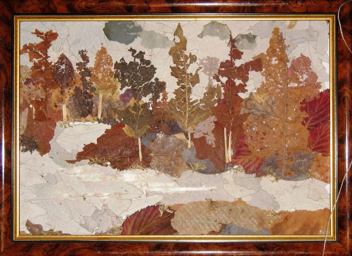 Motif de feuilles d'automne