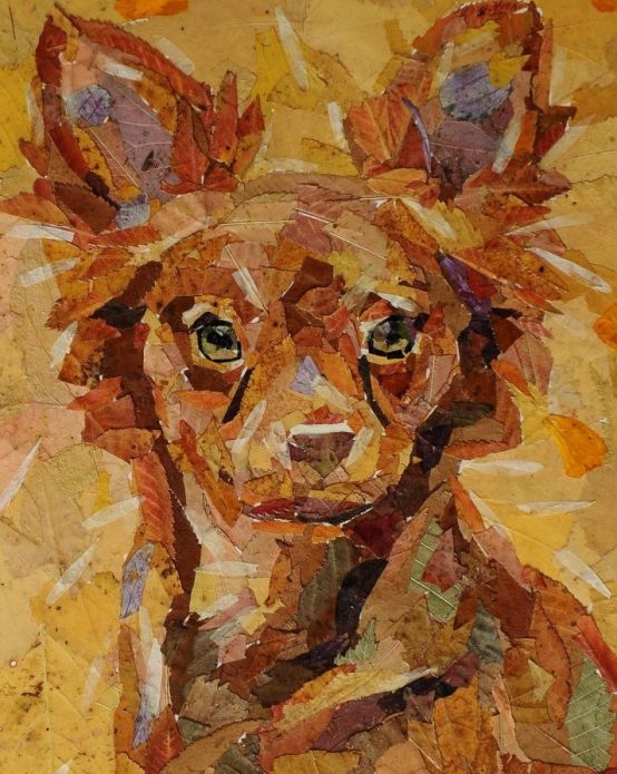 Motif de feuilles d'automne