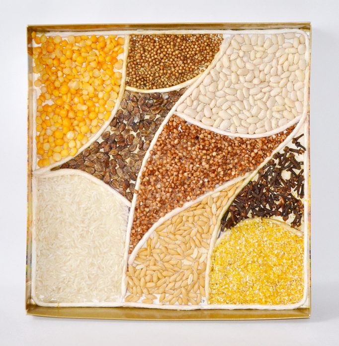 Panneau de céréales et produits secs