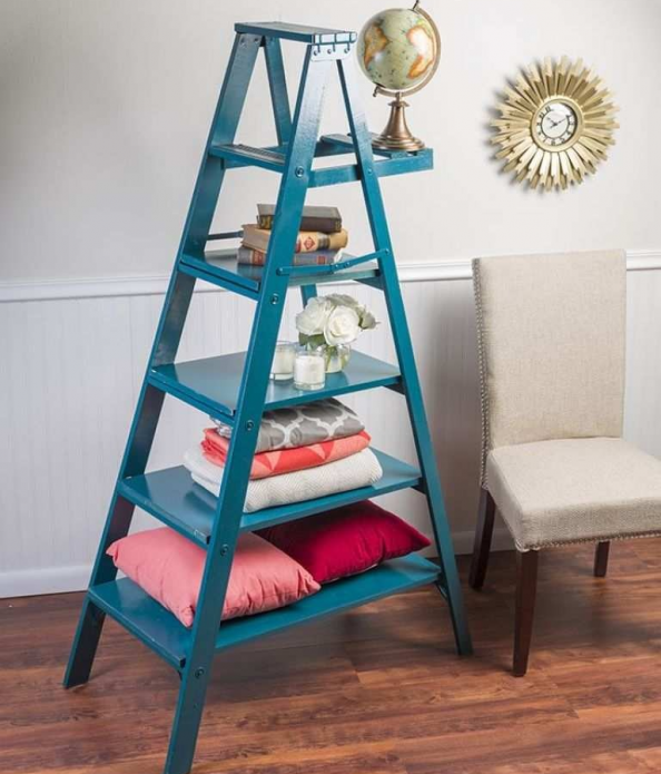 Rack d'un escabeau dans une pépinière