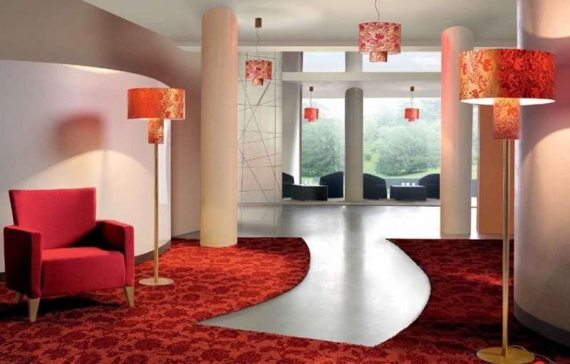 Lampadaire dans le salon